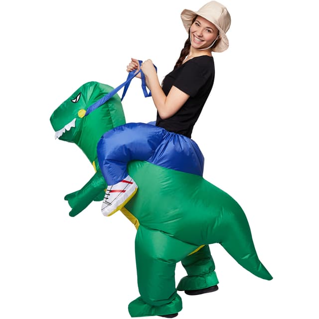 Selvoppusteligt kostume Dinosaurus