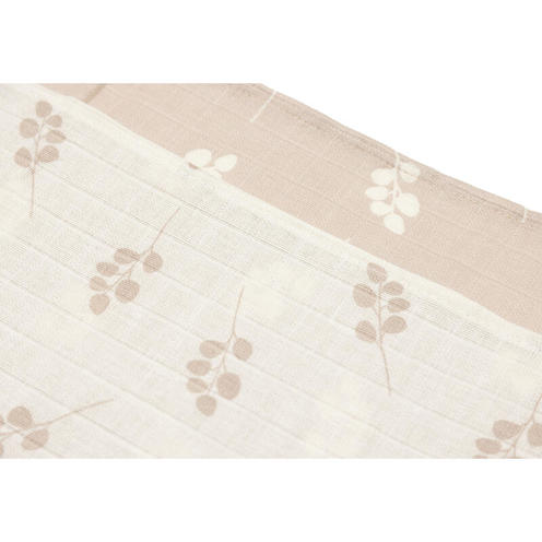 Lot de 3 langes gaze de coton small Twig Wild Rose - JOLLEIN