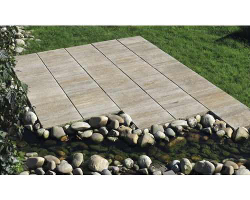 Betonnen terrasplaat iStone Pure schelpkalksteen 40 x 40 x 4 cm