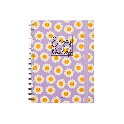Legami - Carnet de notes 15,5 x 21 cm - 200 pages - marguerite