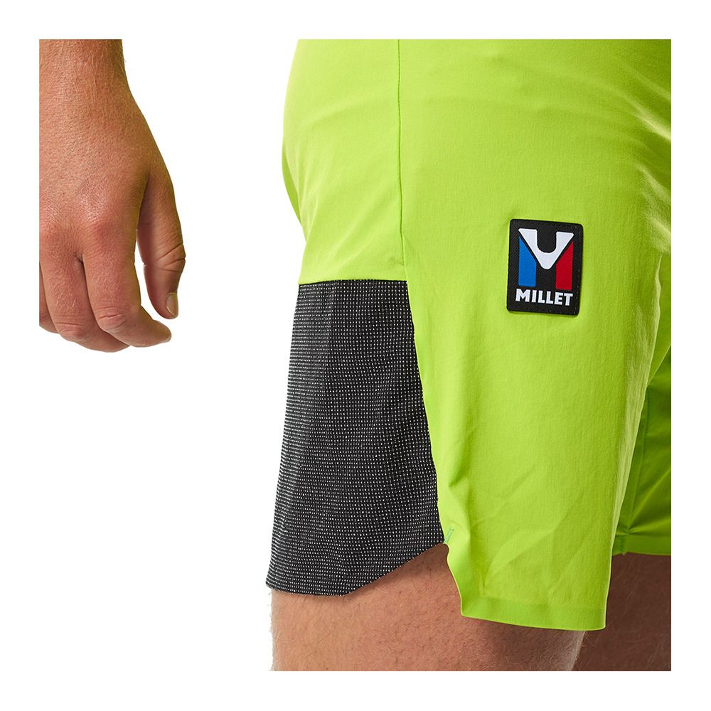 Millet TRI SKY - Short Homme acid green/noir