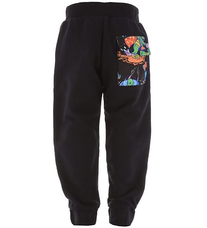 Versace Jogginghosen - Schwarz m. Print/Taschen