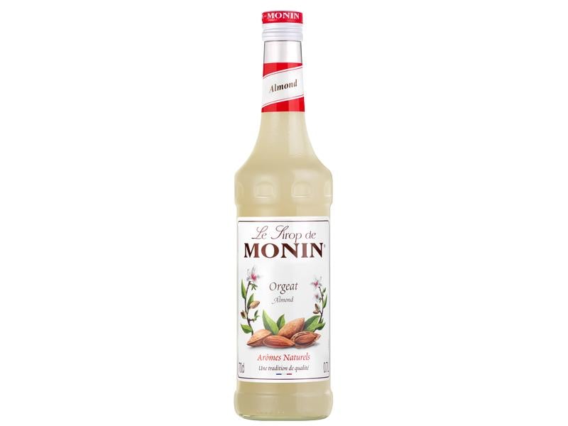 Monin Sirup Mandel 0.7 l Aromatischer Sirup mit Mandelgeschmack