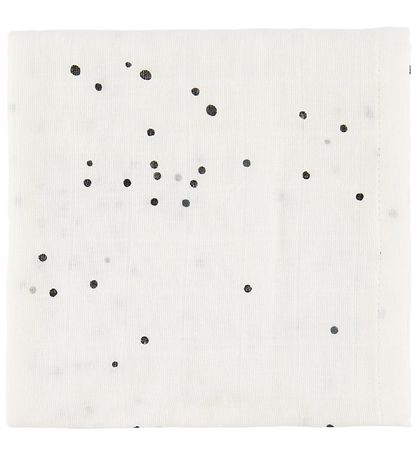 Done By Deer Spucktücher - 70x70 - 2er-Pack - White Dreamy Dots