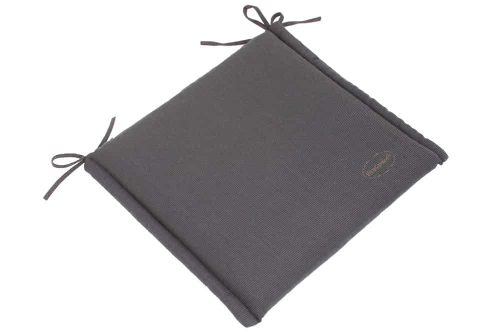 Outdoor Kissen ROG 40x42cm anthrazit Sitzkissen Polster-Auflage für Gartenstuhl
