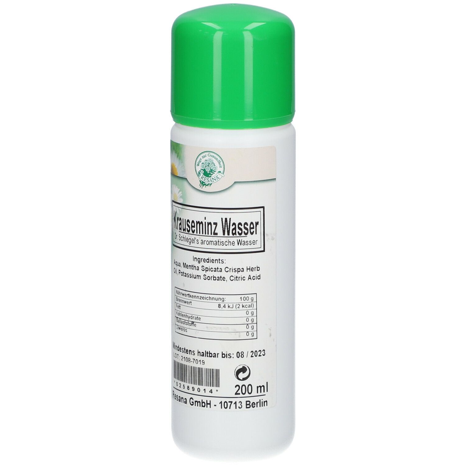 Krauseminzwasser Dr. Schlegel