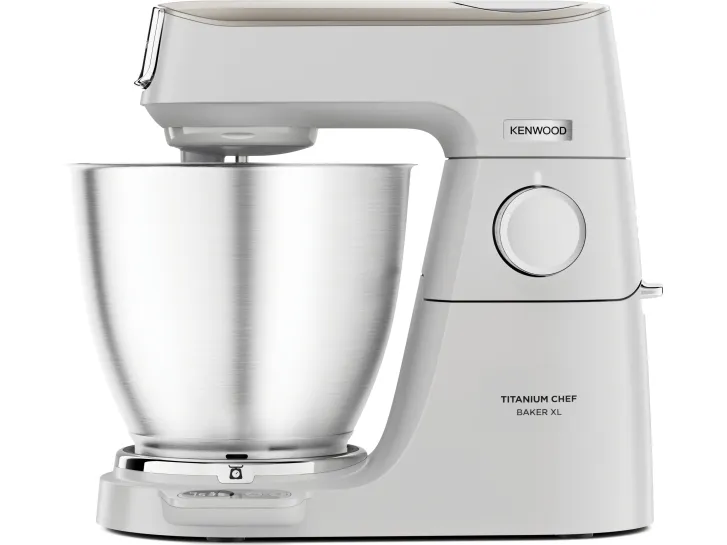 Kenwood Titanium Chef Baker XL KVL65.001WH - Køkkenmaskine - 1200 W - hvid/champagnecreme