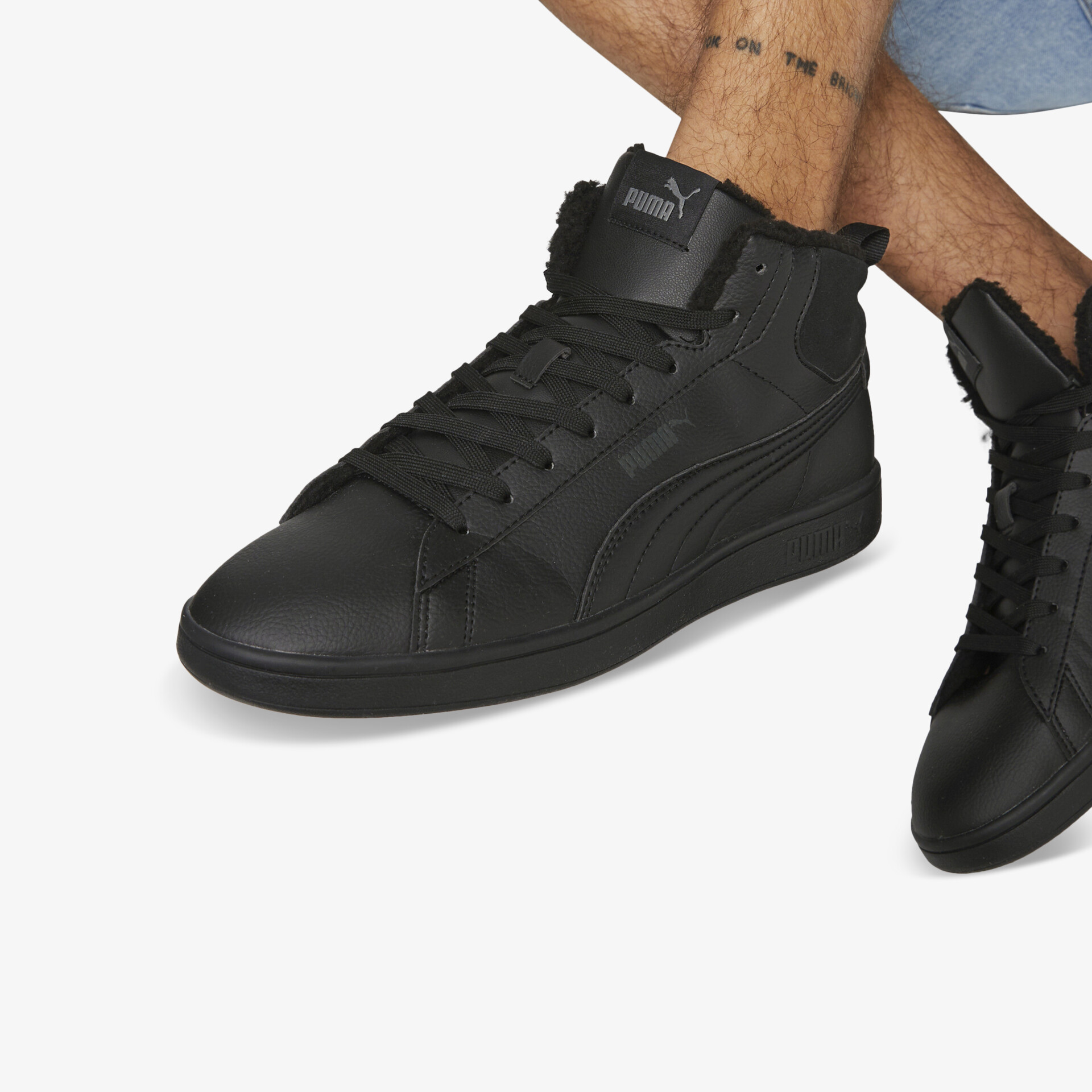PUMA Herren Sneaker High Smash 3.0 - Schwarz | Jetzt bei reno.de