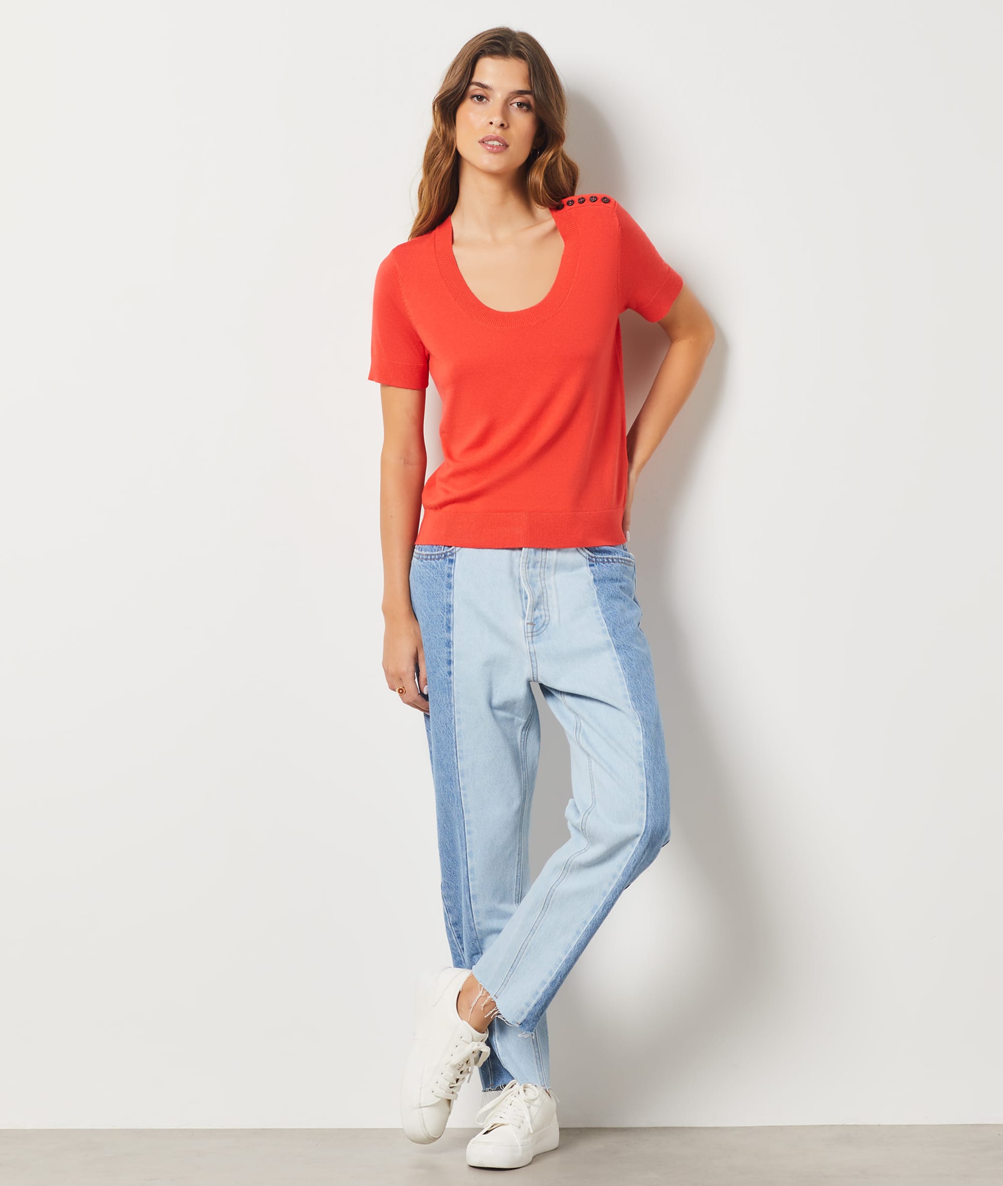 Pull manches courtes