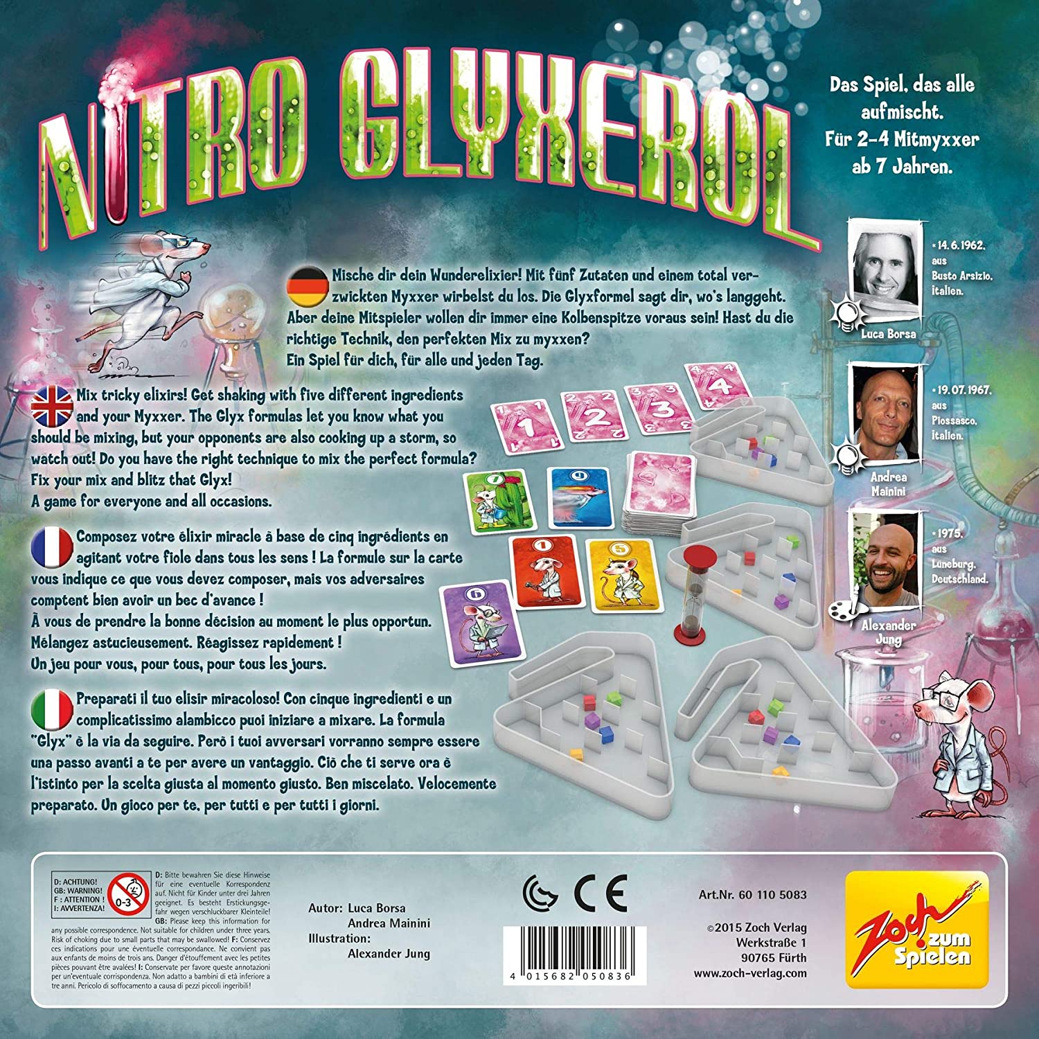 Zoch - Spiel - Nitro Glyxerol Gesellschaftsspiel Spiel
