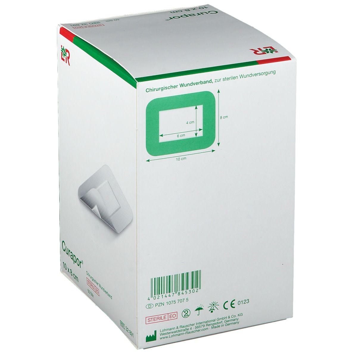 Curapor® Wundverband 8 cm x 10 cm steril