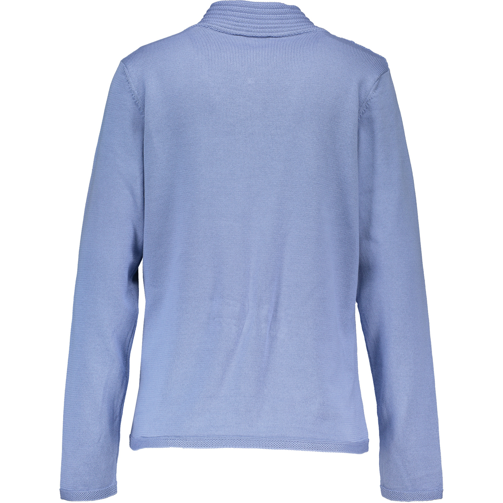 Olsen Damen-Ripp-Strickjacke uni hellblau, 36