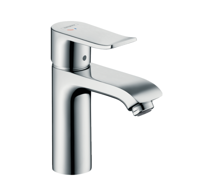 Hansgrohe Metris 1-gats wastafelkraan CoolStart met waste chroom