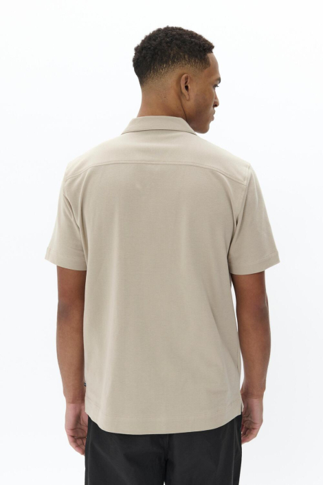 Matinique taupe heren overhemd