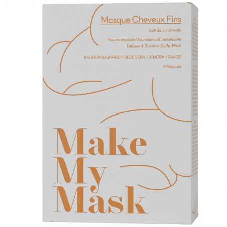 MakeMyMask Masques Cheveux fins x4