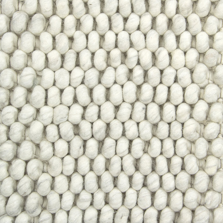 Wollen vloerkleed - New Loop Creme/Wit 815 | Sfeer!