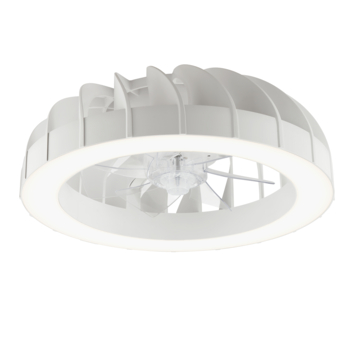 Brilliant plafondventilator Fanora met lamp en RGB functie 30W wit