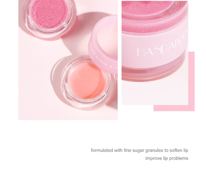 HANDAIYAN - 2-in-1 suikerscrub en lipherstelmasker