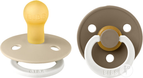 Bibs Colour Night Collection Tétines 0-6 Mois Taille 1 Vanilla Oak 2 Pièces