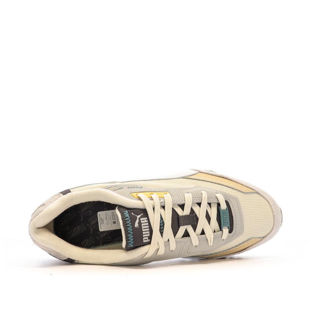 Puma Baskets Homme Jaune/Beige Homme/Ado Puma Blktop Rider