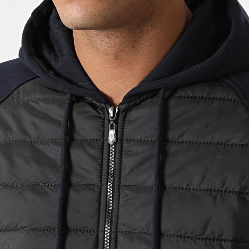 Veste Zippée Capuche GW-2514 Bleu Marine