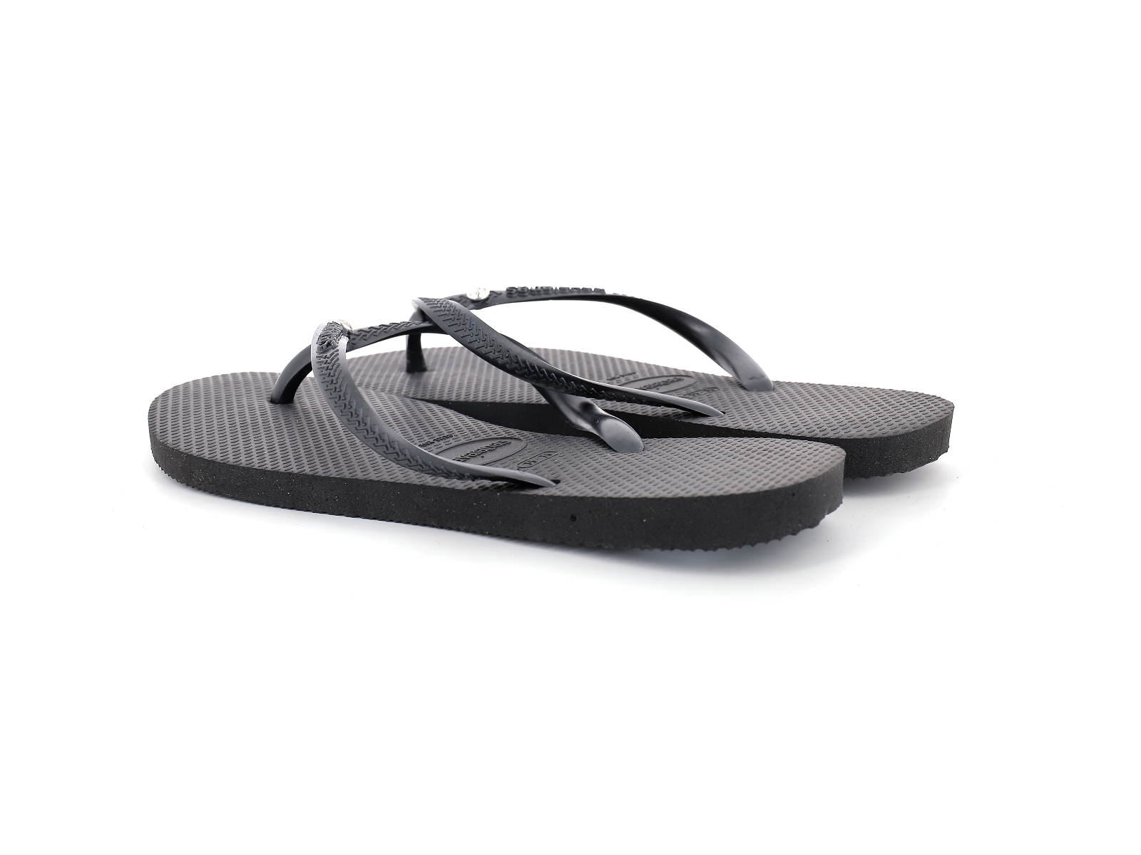 Havaianas-SLIM CRYSTAL SW2 Plastique Noir