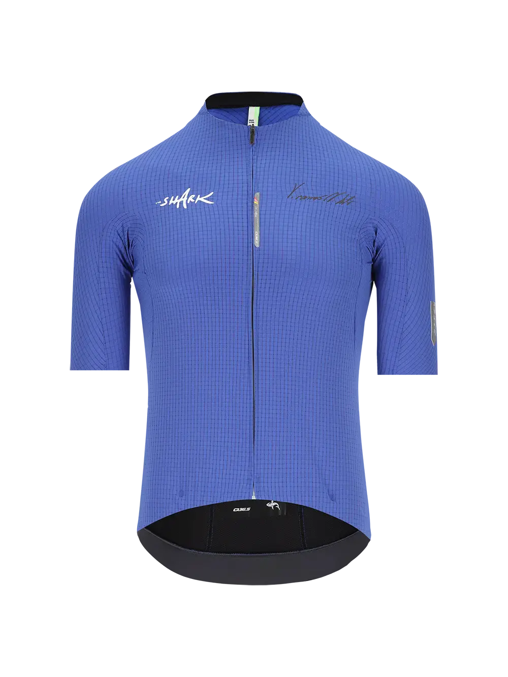 Q36.5 Dottore Pro Nibali Fietsshirt Korte Mouwen Blauw Heren