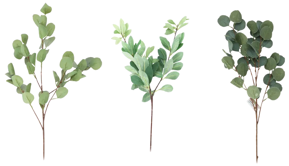Kunstig grøn gren - 60-90 cm
