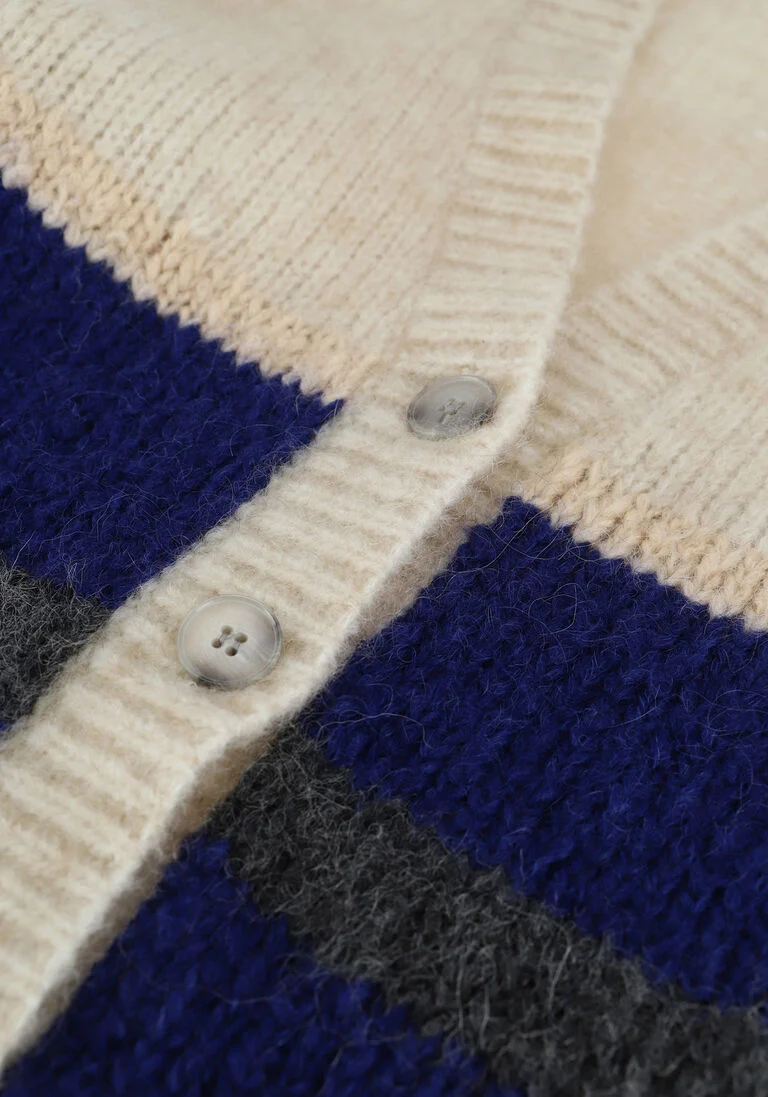 JUST FEMALE gebroken wit just female vest sagga cardigan