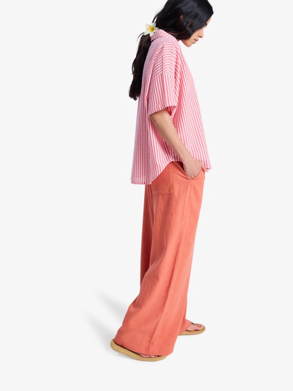 Lekeitio Break Mid Pantalon souple Orange Femme