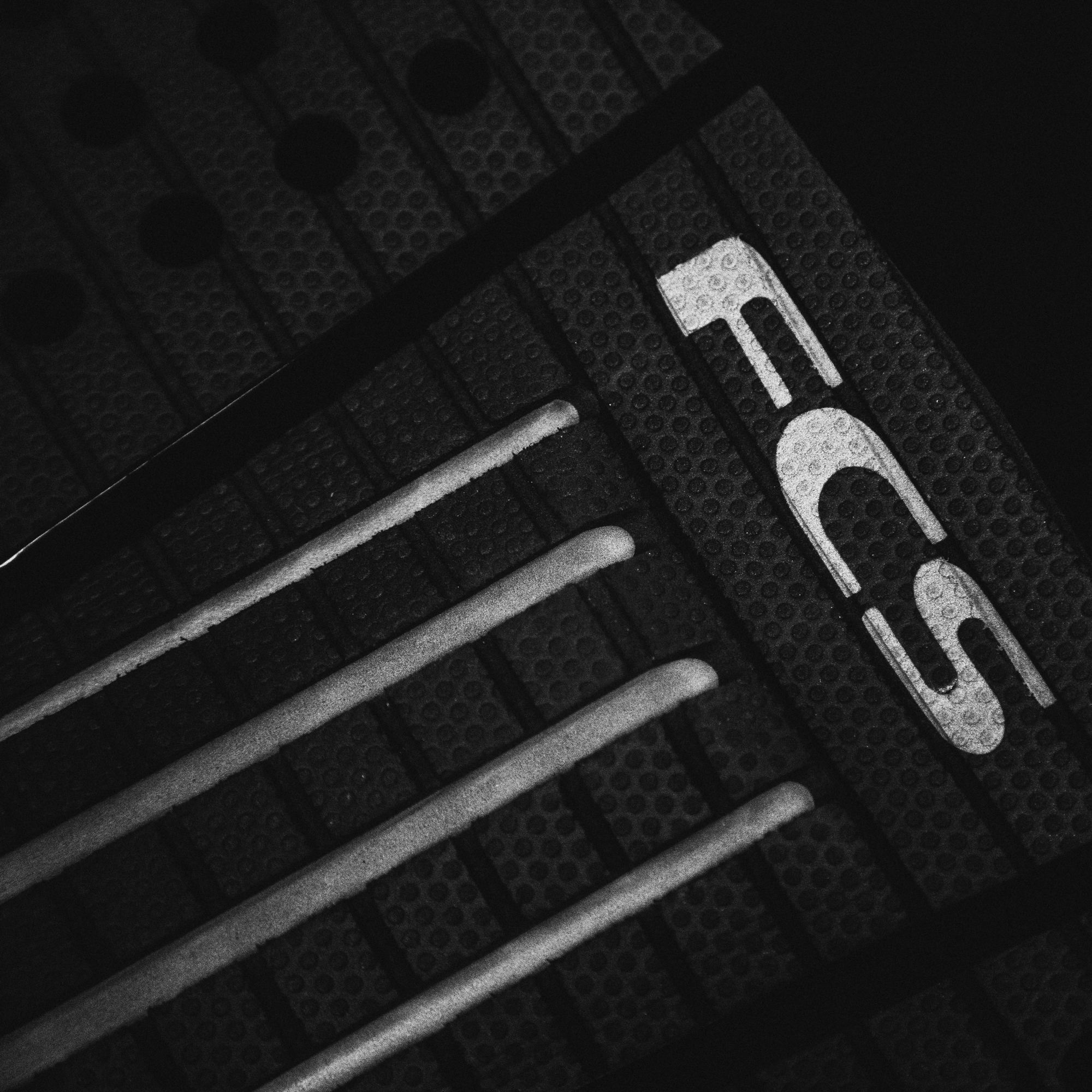 FCS Kolohe Andino TreadLite Pad - 3 pièces Black / Charcoal