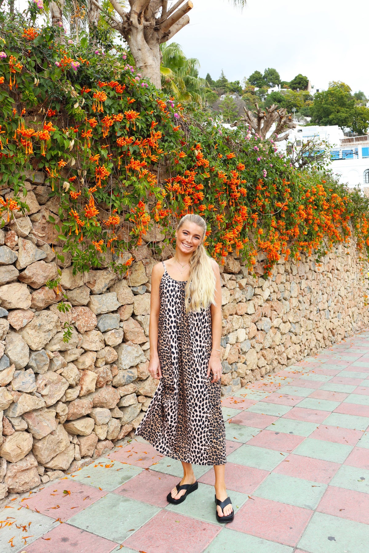 Liberte Alma-Long-Strap-Dress lux leo