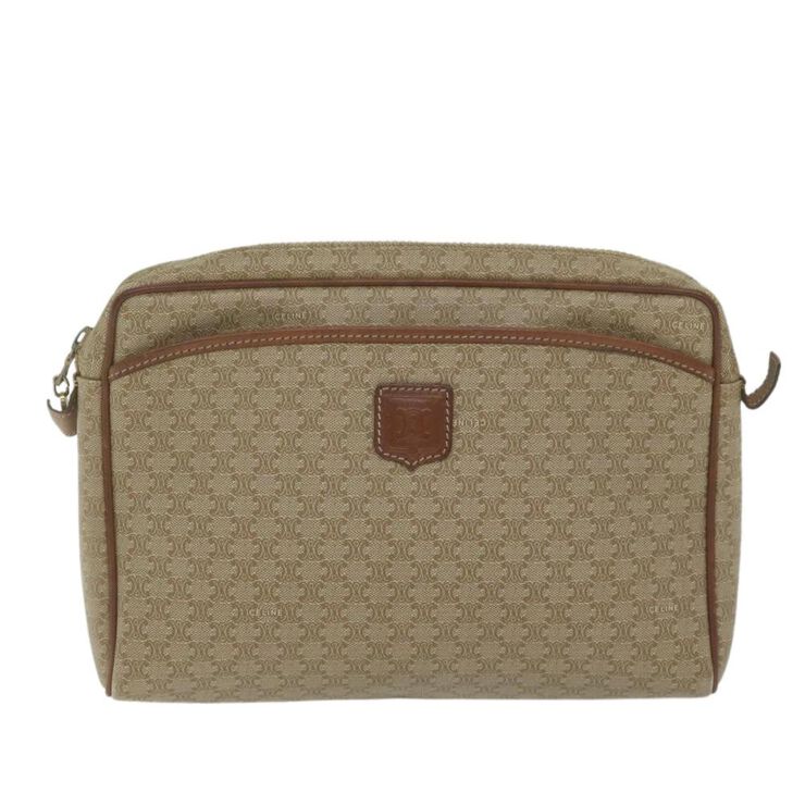 Celine Vintage Celine Clutch Beige