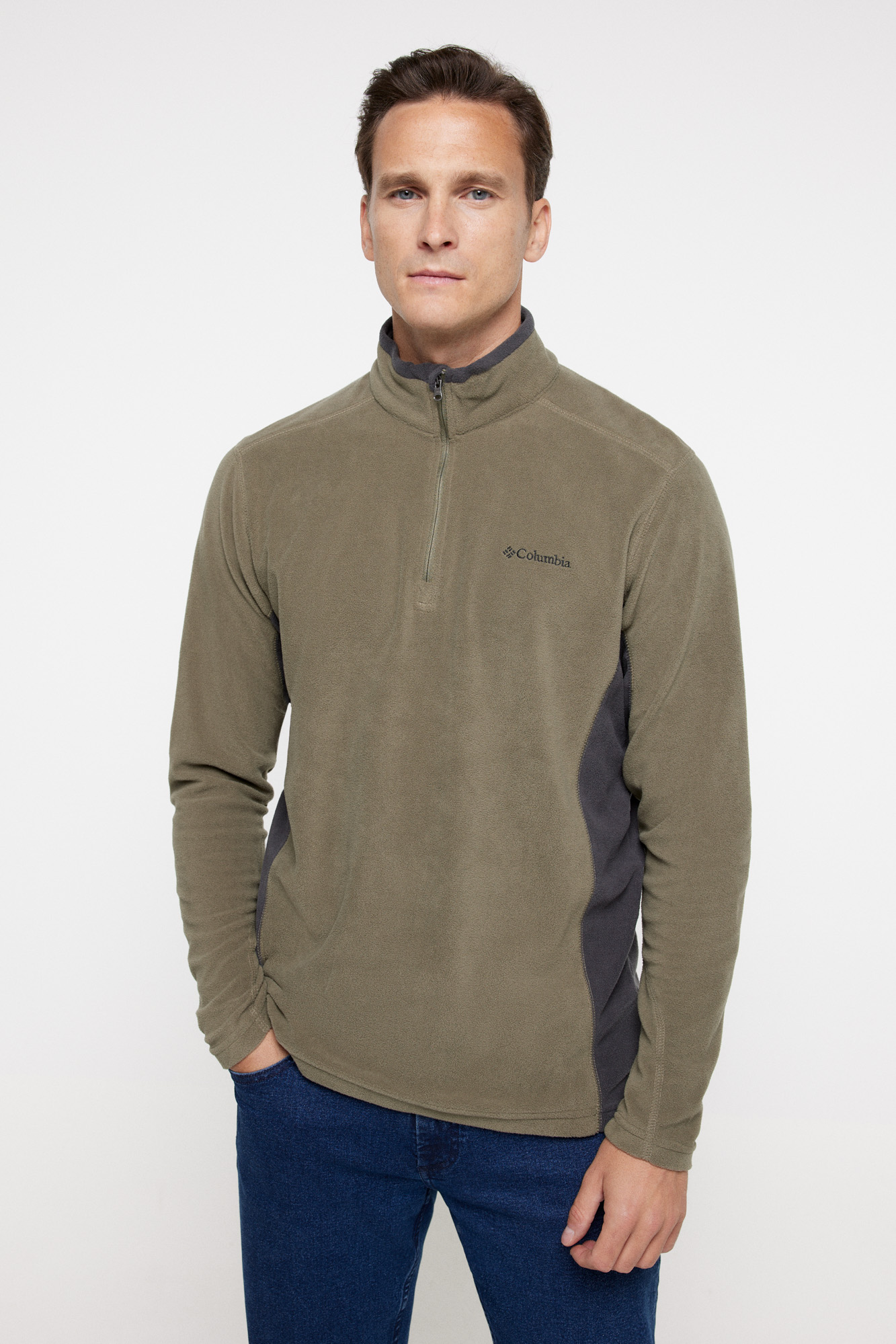 Forro de zíper até a metade da camisa Columbia™ Klamath Range™ II para homens