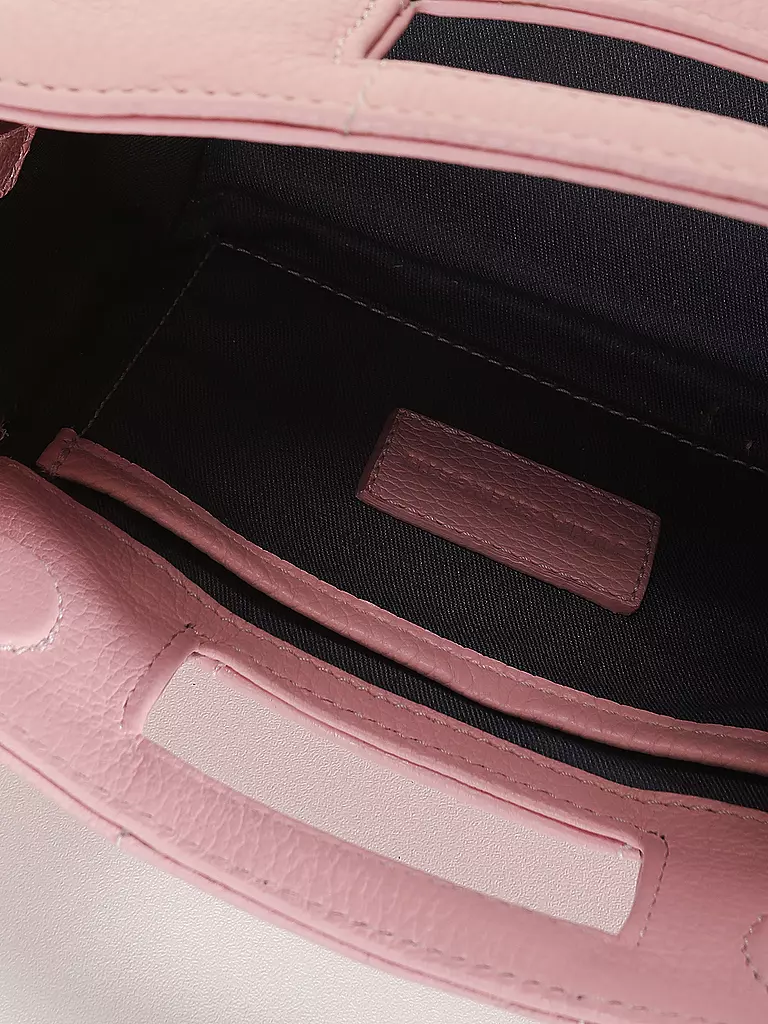 JULIA SKERGETH Ledertasche - Mini Bag THE QULITED BAG MINI rosa