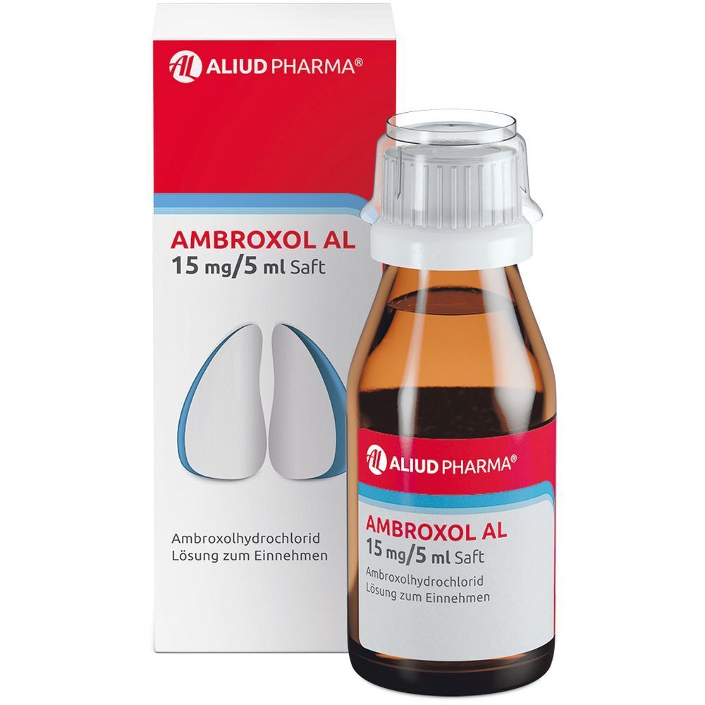 Ambroxol AL Saft zur Erleichterung des Abhustens bei erkältungsbedingter Bronchitis (Schleimlöser)