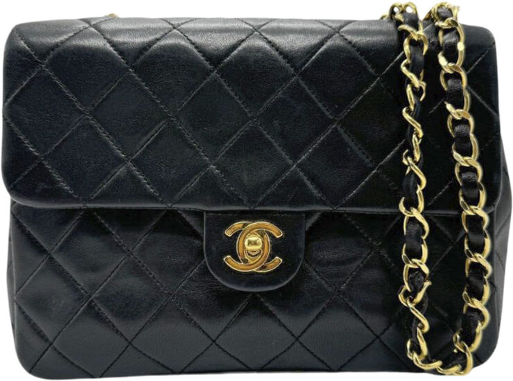 Chanel Vintage Chanel Crossbody Bag Black