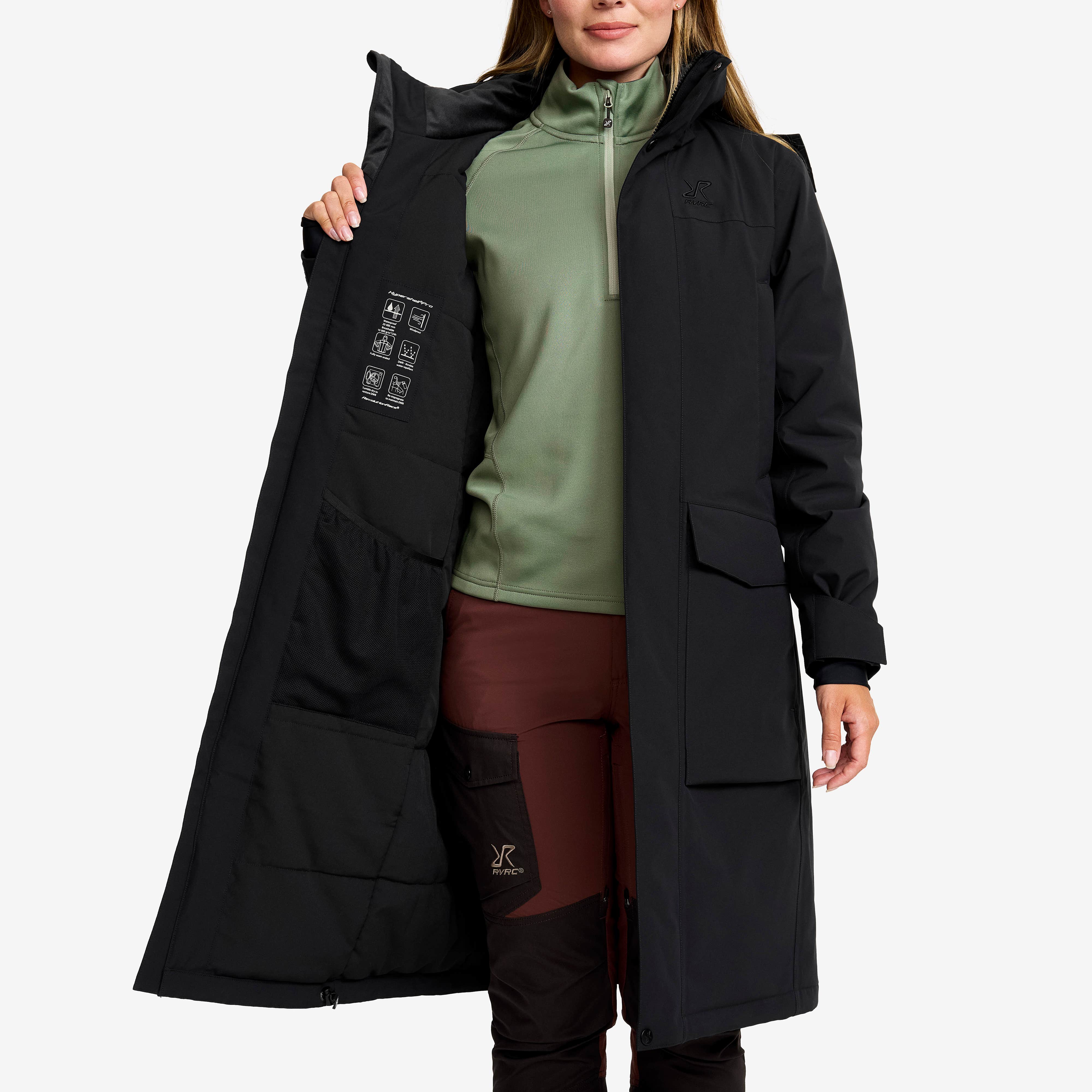 Rhyme 2L Insulated Parka Dame Black