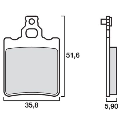 Plaquettes de freins Brembo Sinter Métal Fritté arrière