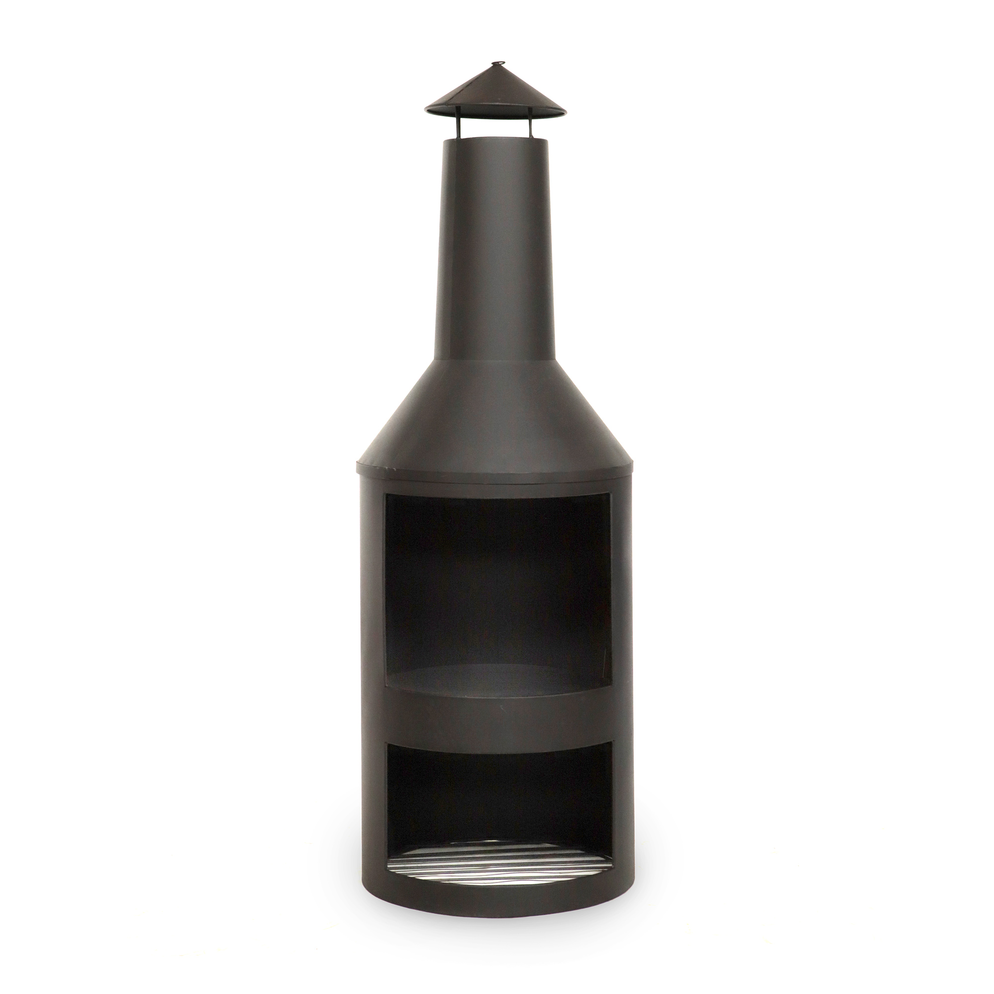 Outdoor Kaminofen, schwarz, H 134 cm, Ø 45 cm günstig bestellen