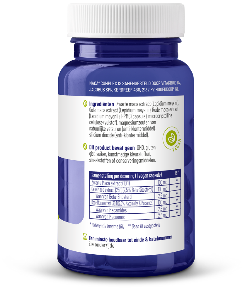 Vitakruid Maca Complex (90 vega capsules)