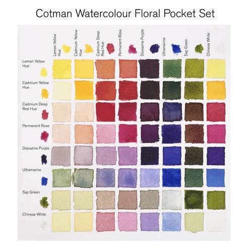 WINSOR & NEWTON Cotman™ Themen-Sets mit 8 halben Näpfchen