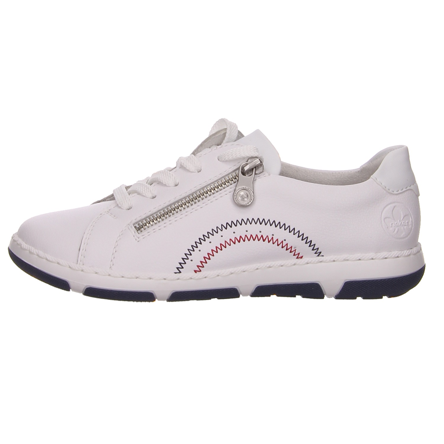 Rieker Halbschuh weiß weiss/weiss kombi