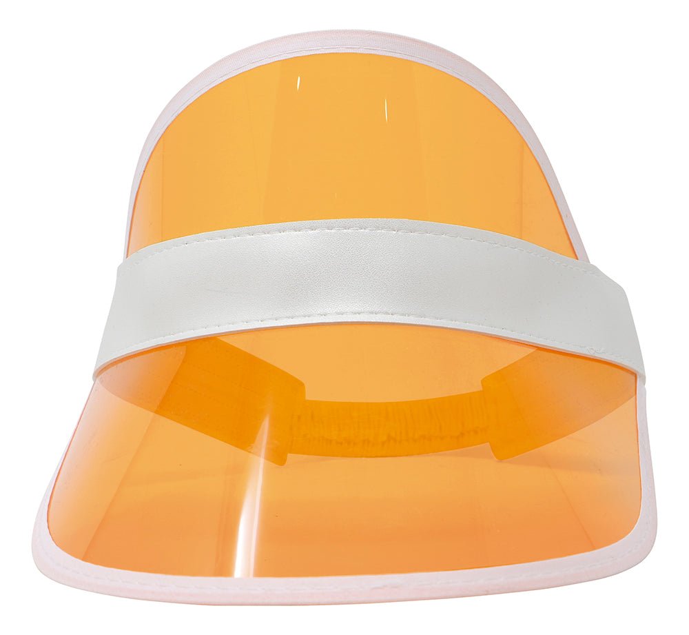 Neon 80S Zonneklep Oranje 25cm