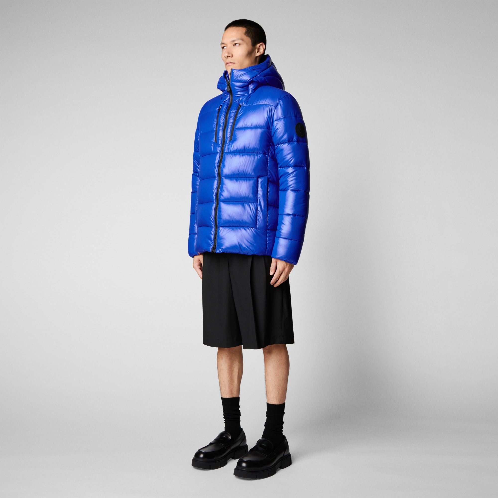 Maxime Hooded Puffer Jacket Herre 90058/Blue Berry