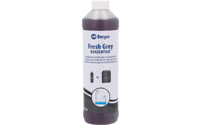 Berger Fresh Grey Konzentrat 750 ml - Sanitärzusatz für den Grauwassertank