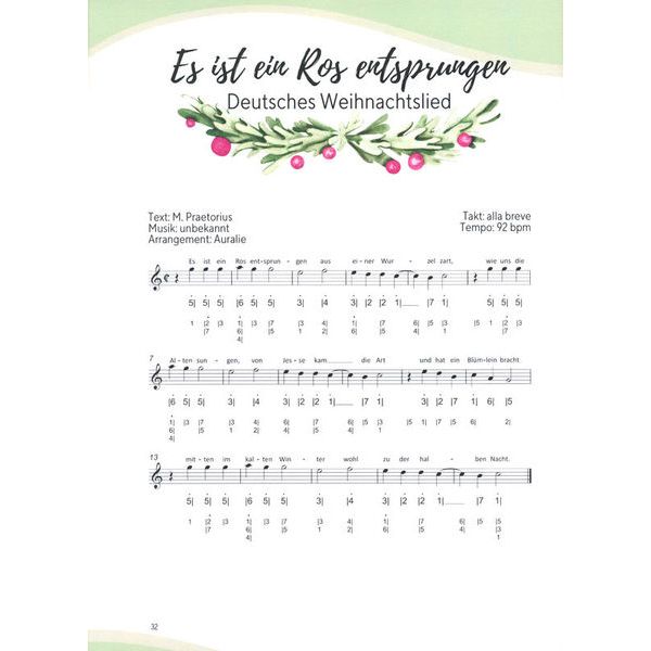 Claudia Groß Kalimba Weihnachtsliederbuch