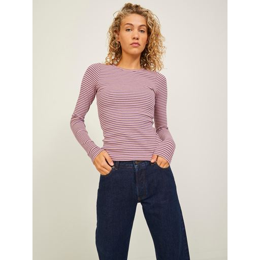 JJXX Freya Langærmet T-shirt, Woodrose, S