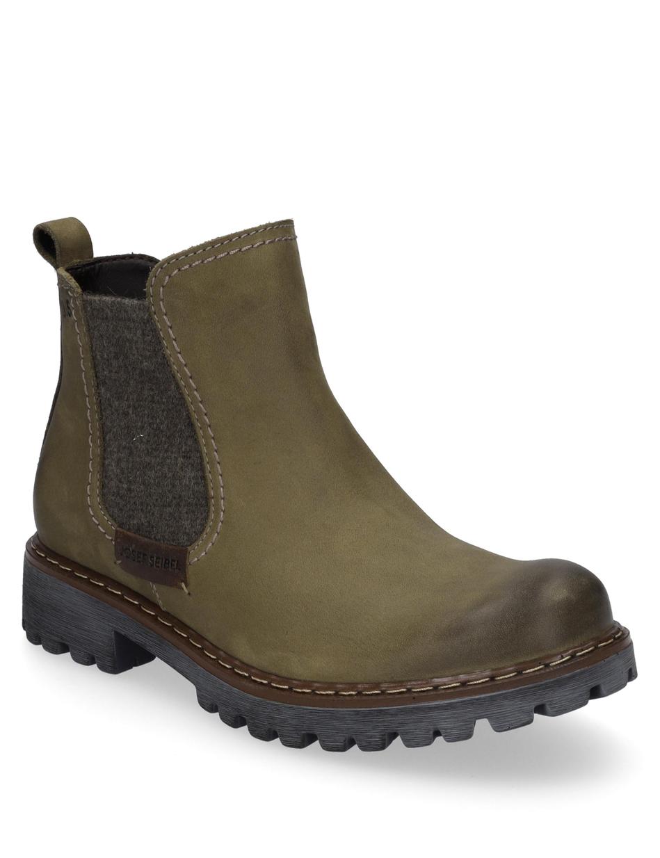 Stiefelette Marta 03, oliv-kombi