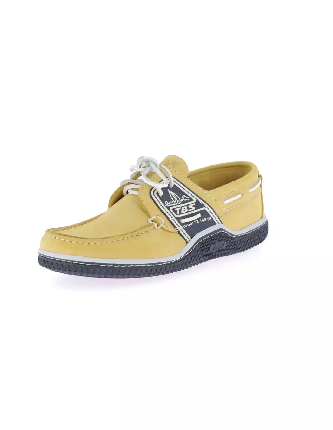 TBS GLOBECK - Bateaux & mocassins RAYON+NAVY
